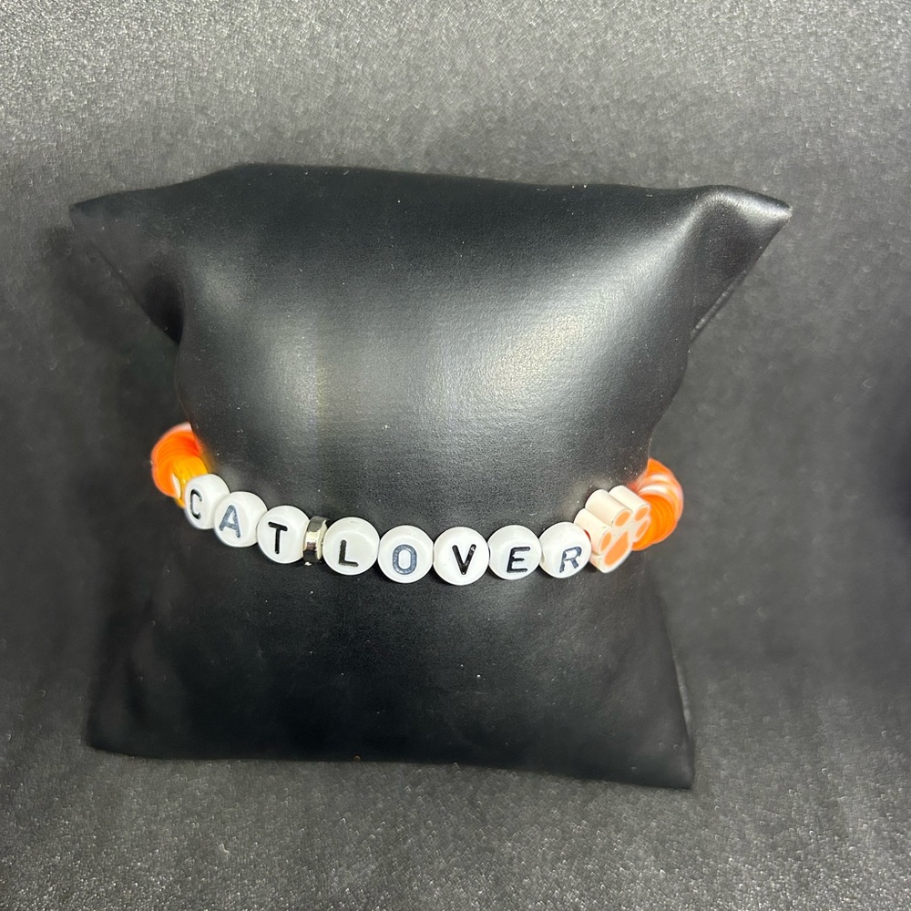 Cat Lover Heishi Bracelet